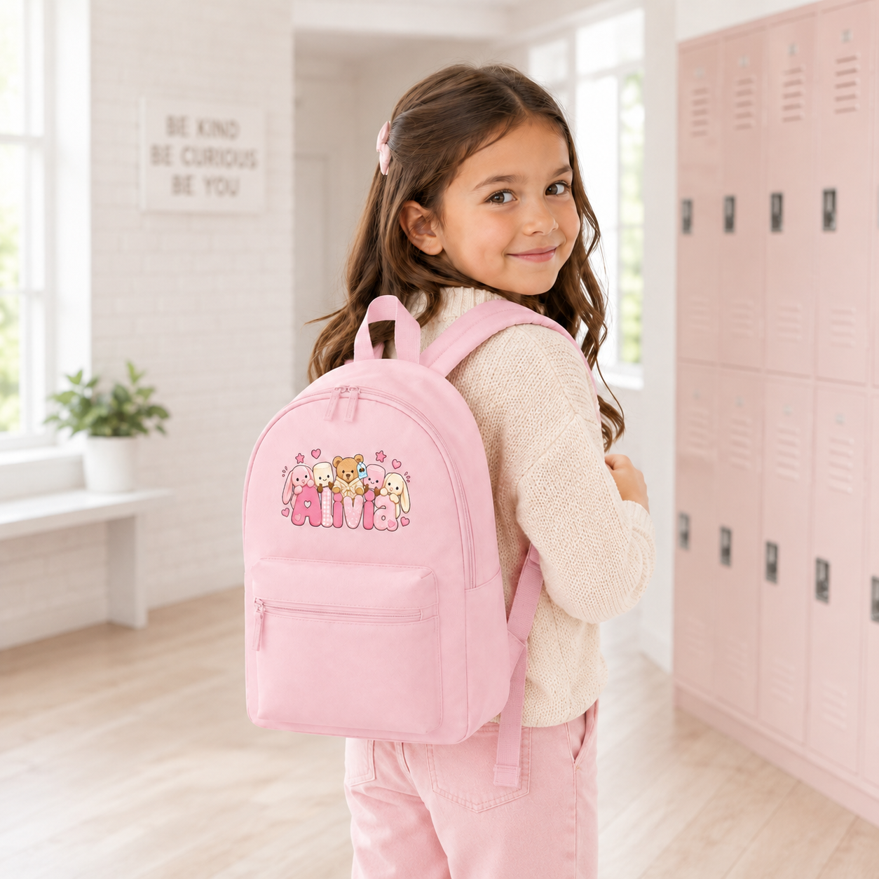 PINK JELLYCAT BACKPACK