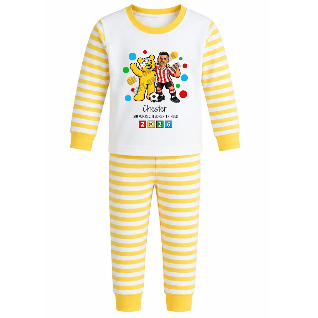 SAFC PLAYER CHILDREN IN NEED PYJAMAS