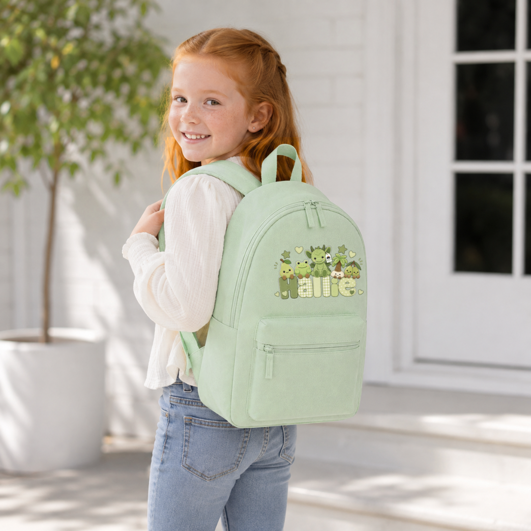 GREEN JELLYCAT BACKPACK