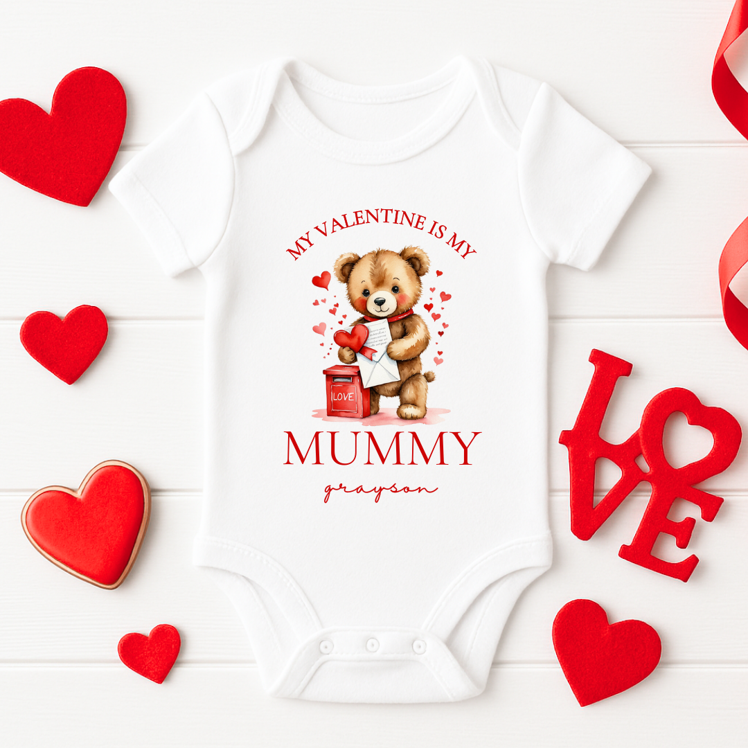 MY VALENTINE IS MUMMY VEST
