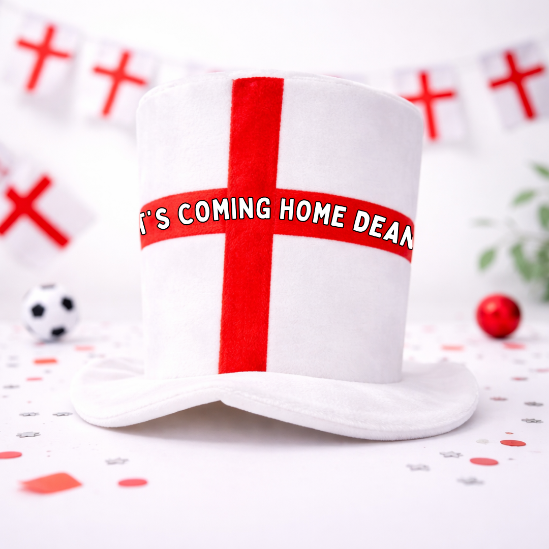PERSONALISED ENGLAND HAT