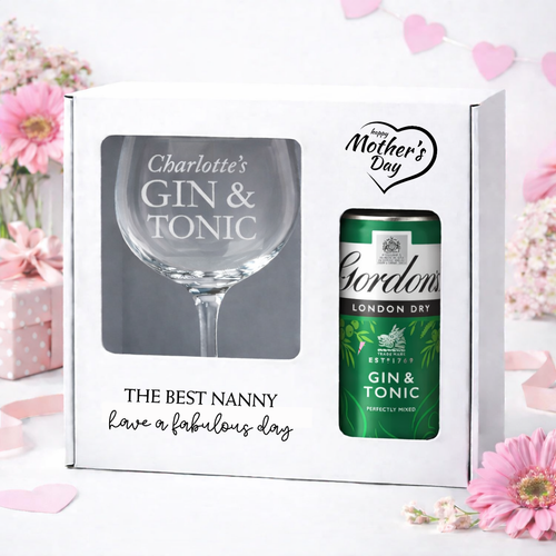 GLASS & CAN DISPLAY GIFT BOX