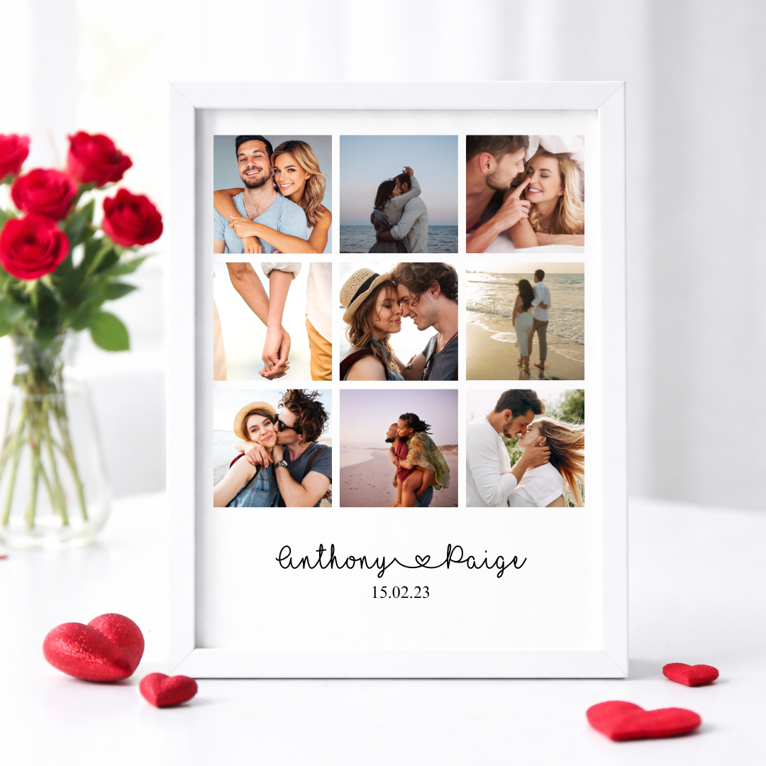 COLLAGE FRAMED PRINT