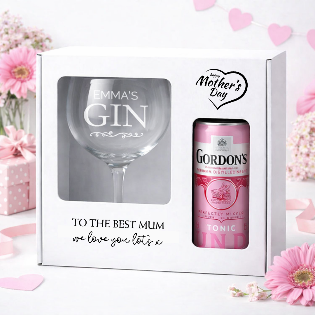 GLASS & CAN DISPLAY GIFT BOX