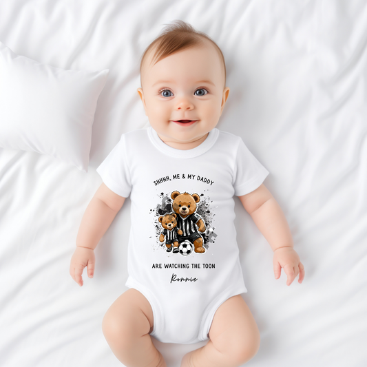 FATHERS DAY NUFC BABY VEST