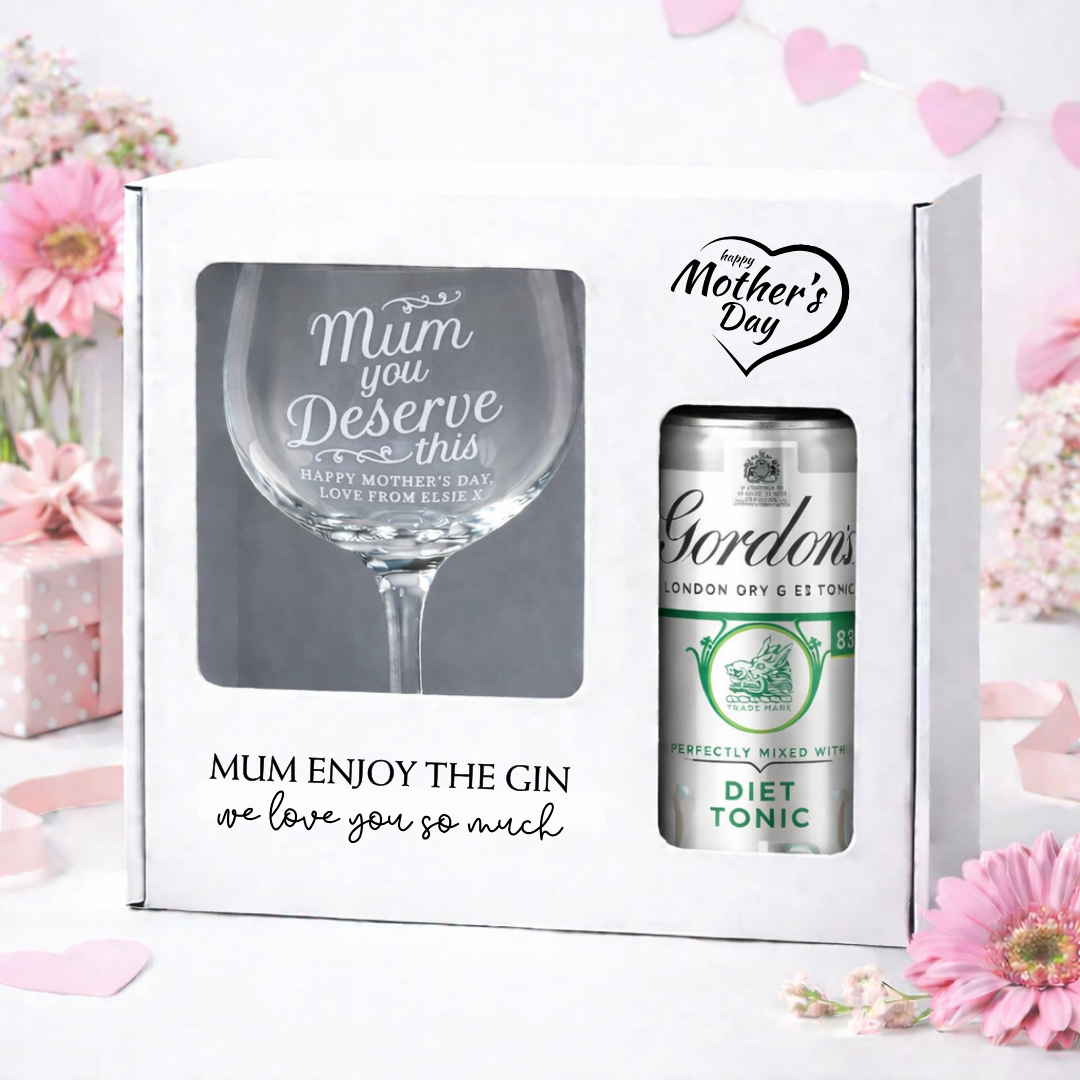 GLASS & CAN DISPLAY GIFT BOX