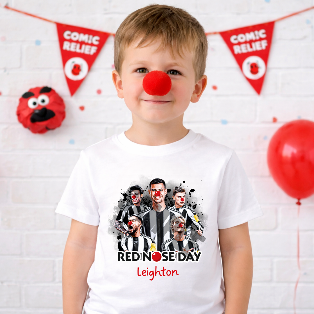 NUFC RED NOSE DAY T-SHIRT