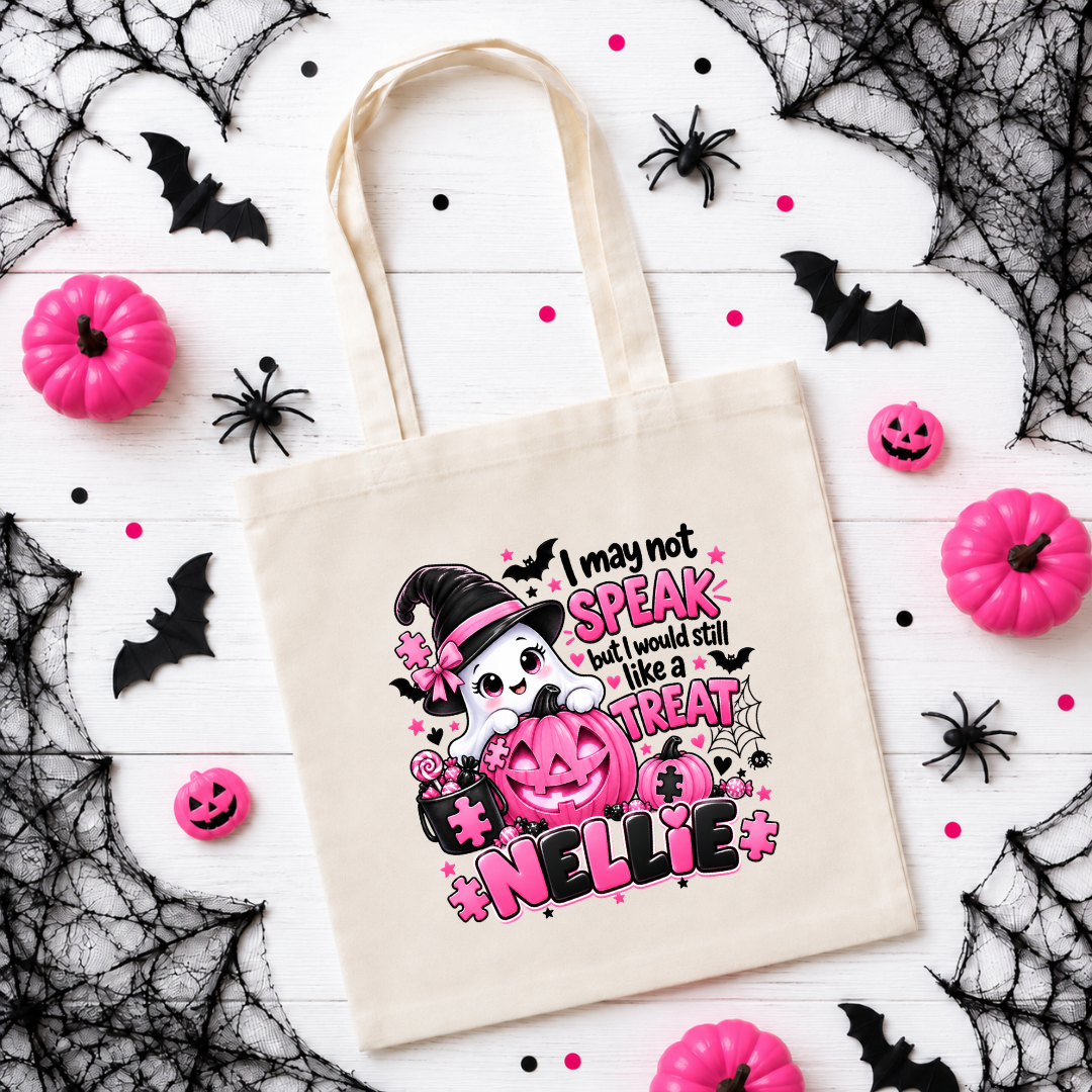 PINK AUTISM TOTE BAGS