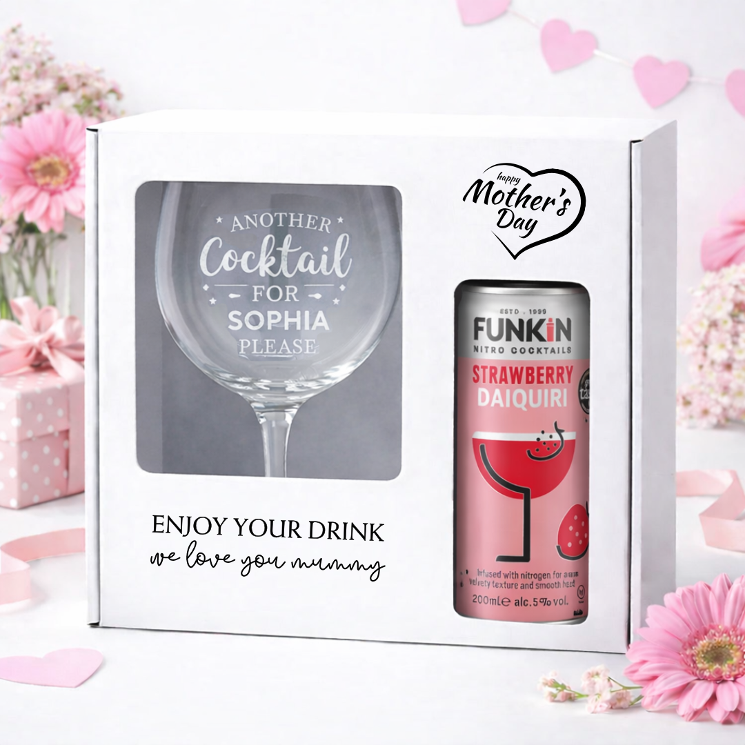 GLASS & CAN DISPLAY GIFT BOX