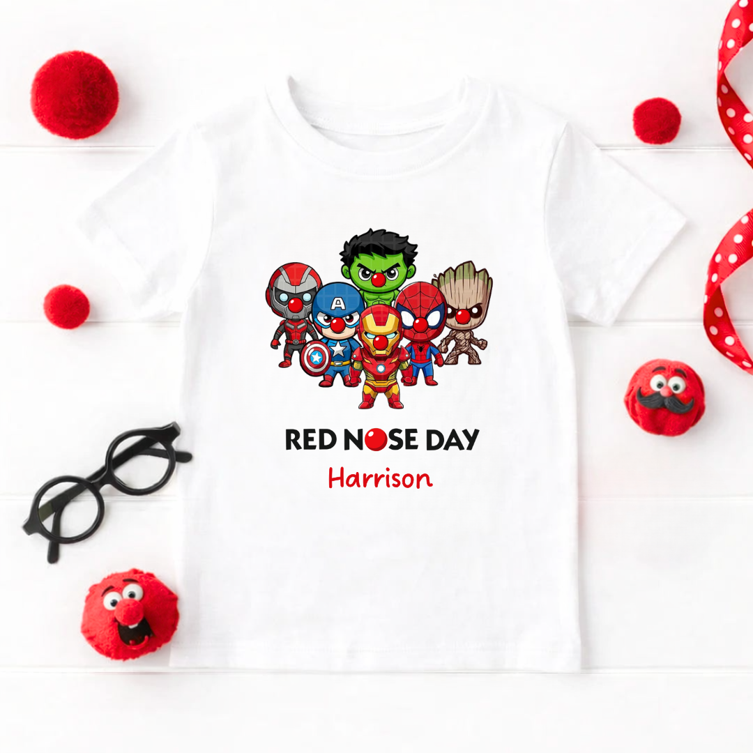 MARVEL RED NOSE DAY T-SHIRT