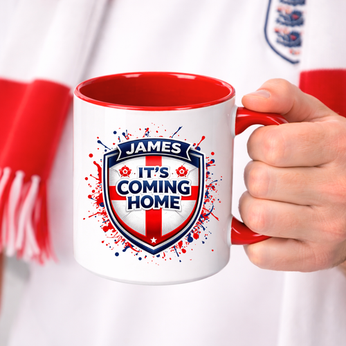 PERSONALISED ENGLAND MUG