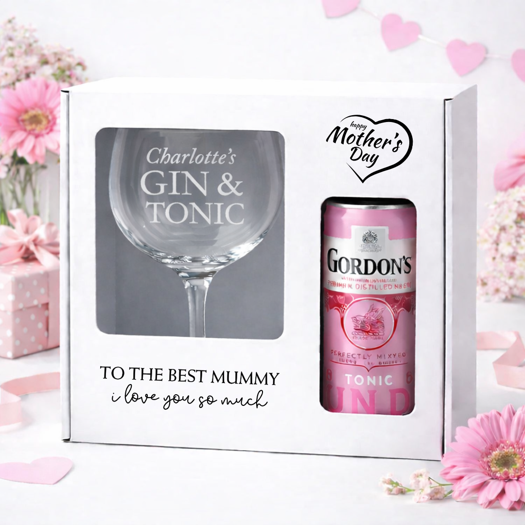 GLASS & CAN DISPLAY GIFT BOX