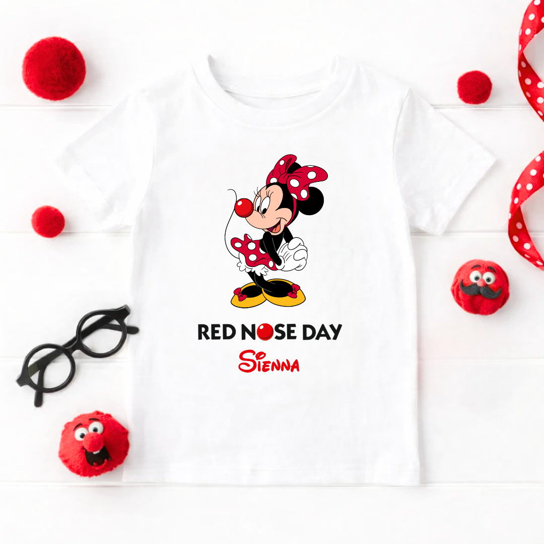 MINNIE RED NOSE DAY T-SHIRT