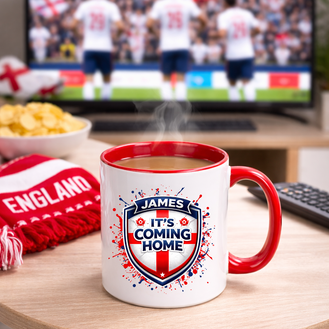 PERSONALISED ENGLAND MUG