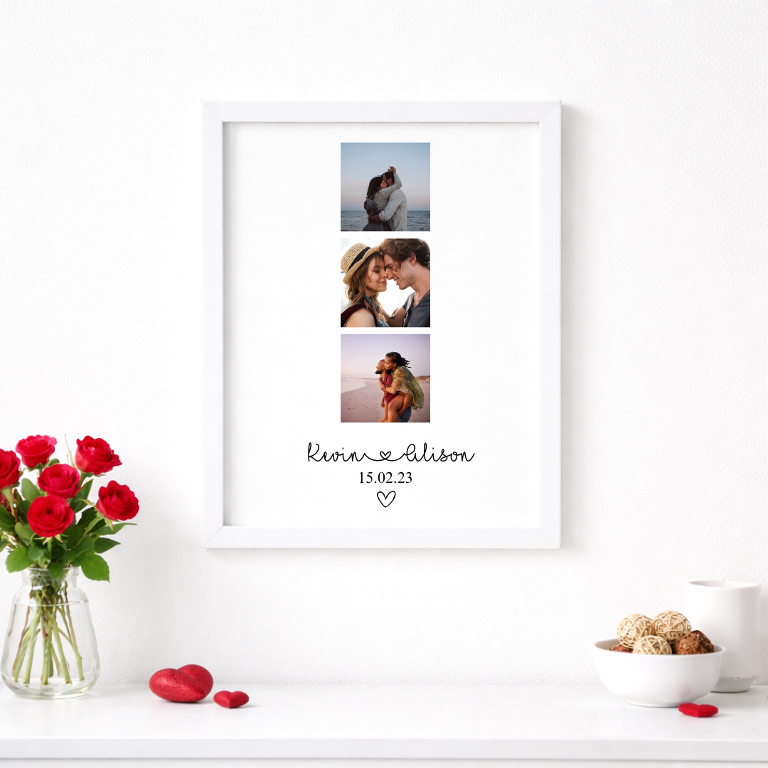 COLLAGE FRAMED PRINT