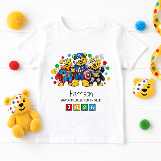 MARVEL CHILDREN IN NEED T-SHIRT