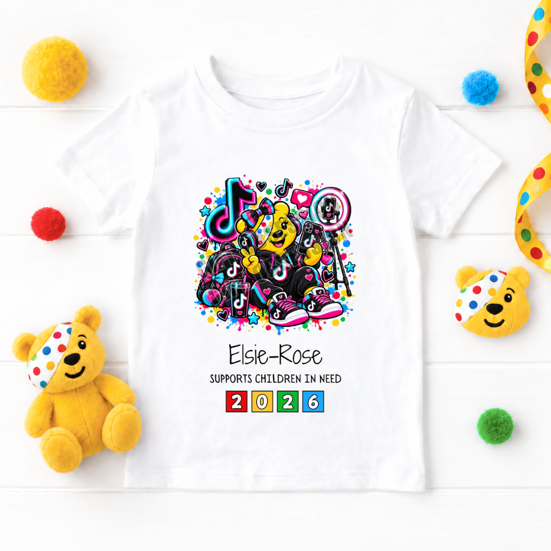 TIKTOK CHILDREN IN NEED T-SHIRT