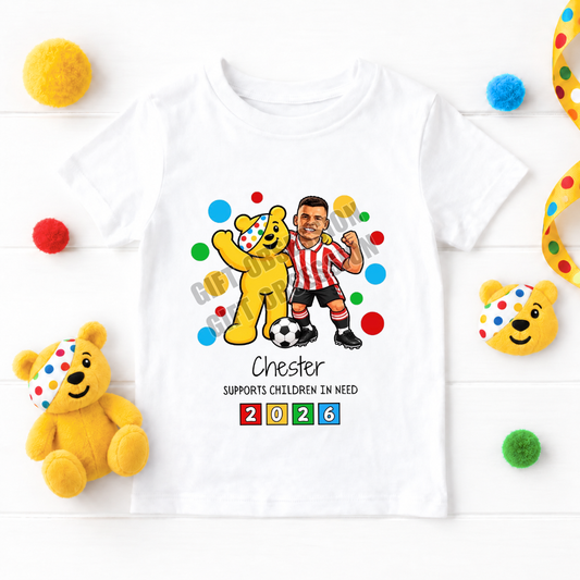 SAFC PLAYER CHILDREN IN NEED T-SHIRT