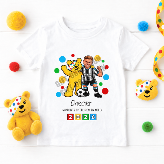 NUFC PLAYER CHILDREN IN NEED T-SHIRT