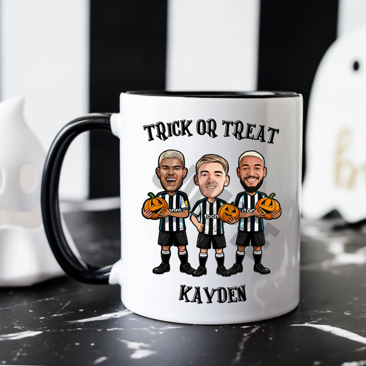 HALLOWEEN FOOTBALL MUG