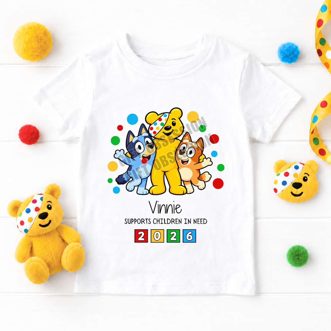 BLUEY CHILDREN IN NEED T-SHIRT