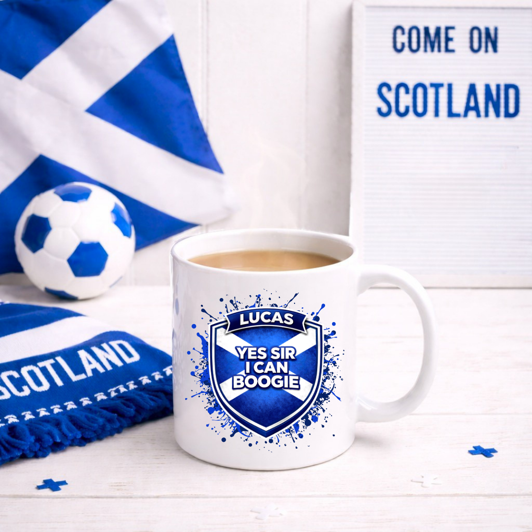 PERSONALISED SCOTLAND MUG