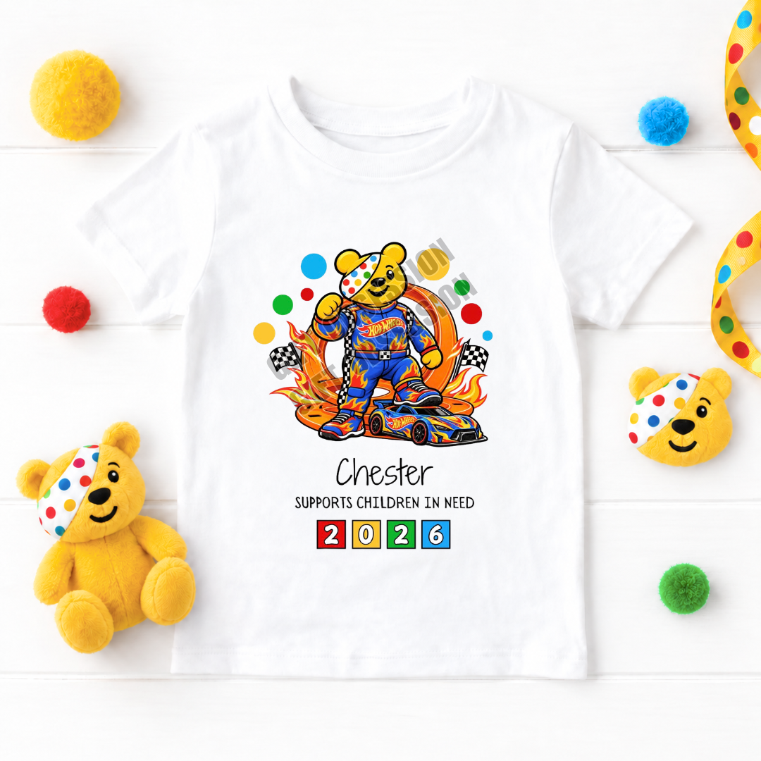 HOT WHEELS CHILDREN IN NEED T-SHIRT