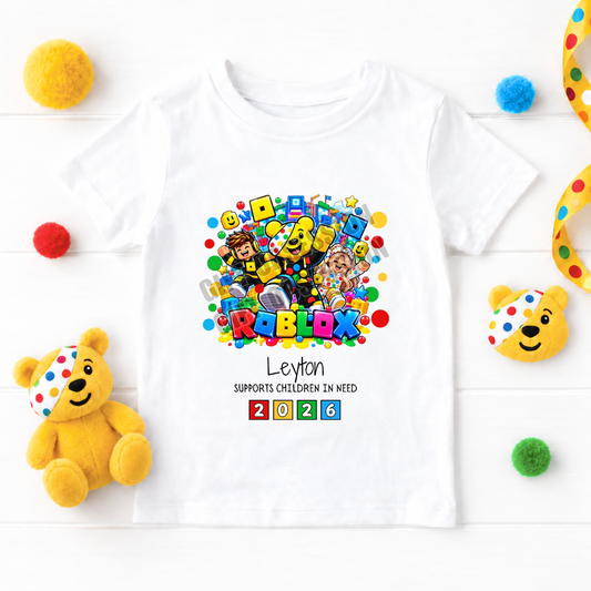 ROBLOX CHILDREN IN NEED T-SHIRT