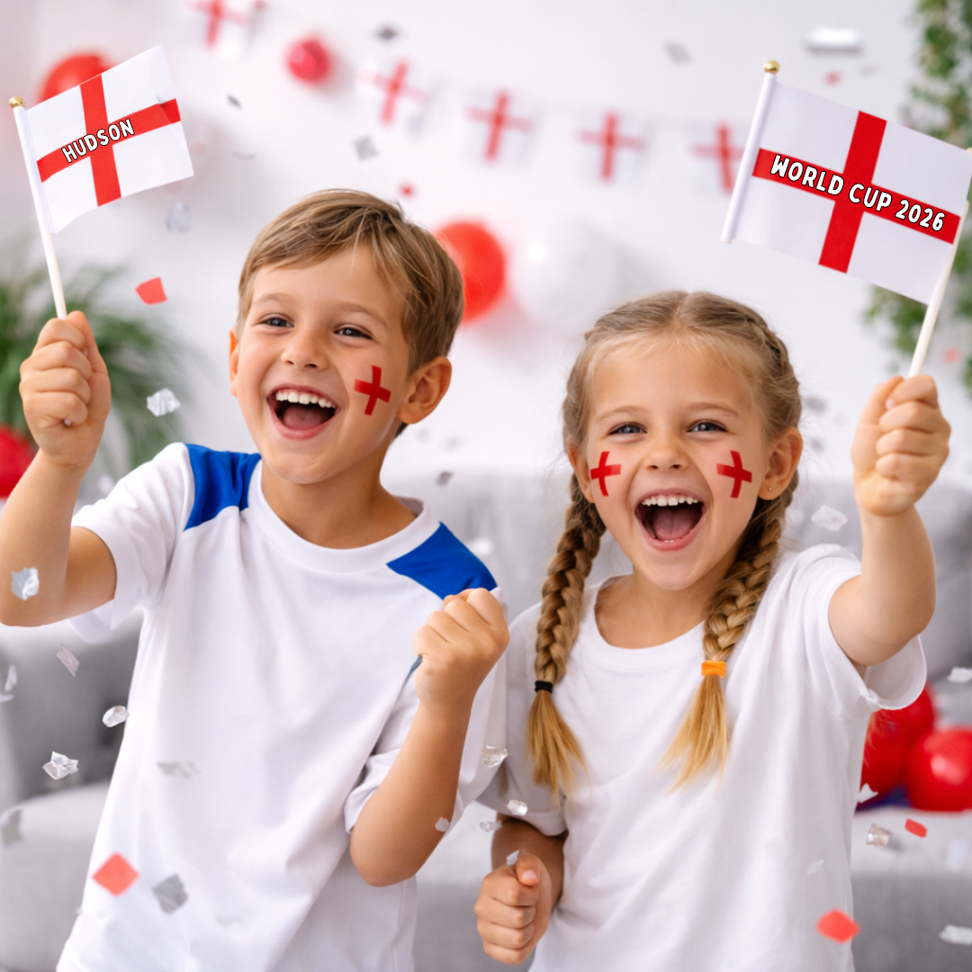 PERSONALISED ENGLAND FLAG