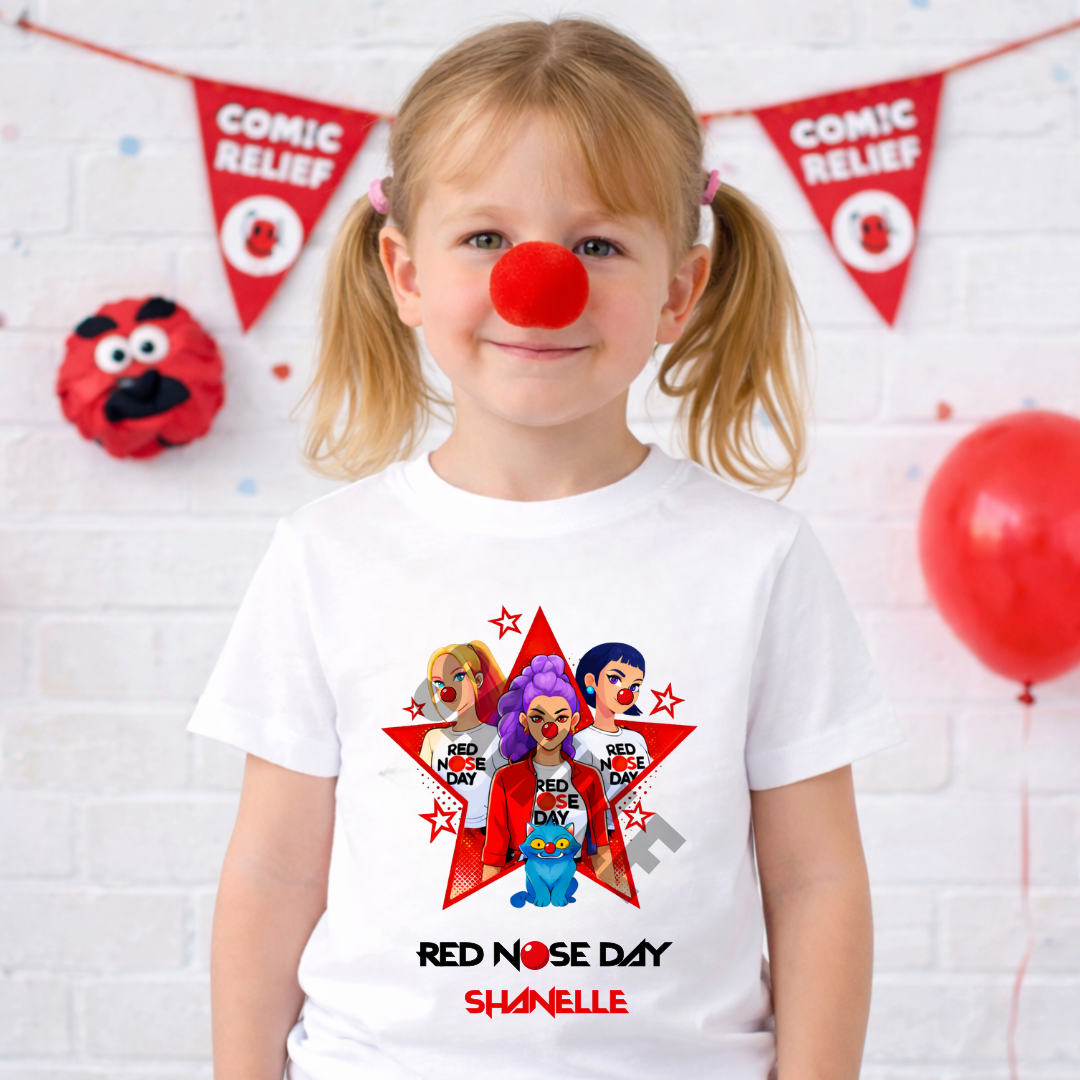 K-POP RED NOSE DAY T-SHIRT