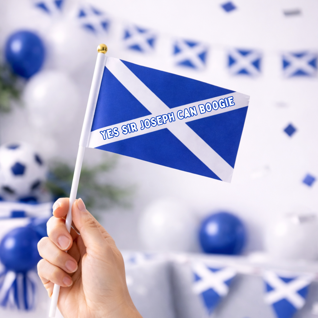 PERSONALISED SCOTLAND FLAG