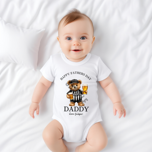 FATHERS DAY NUFC BABY VEST