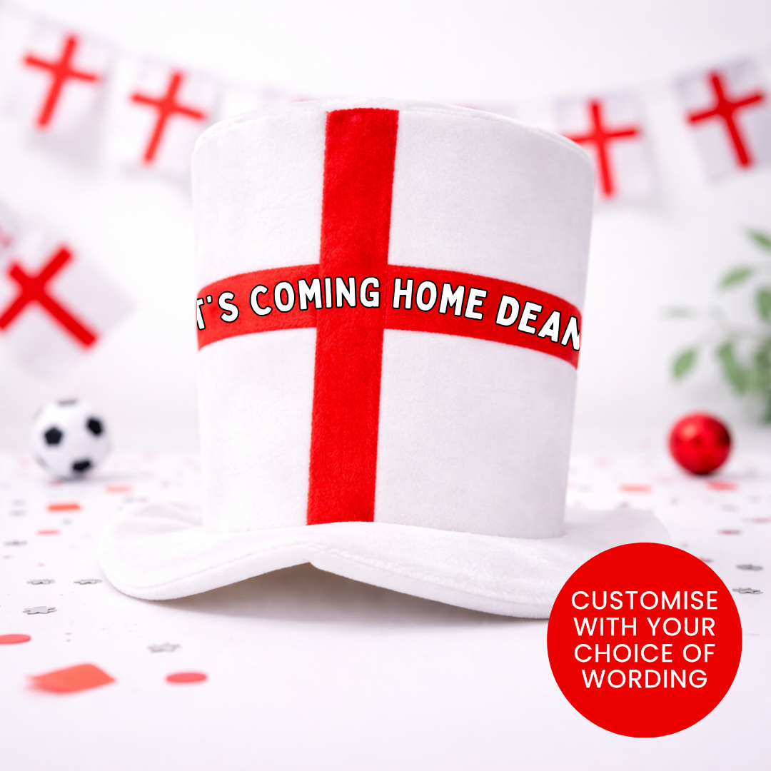 PERSONALISED ENGLAND HAT