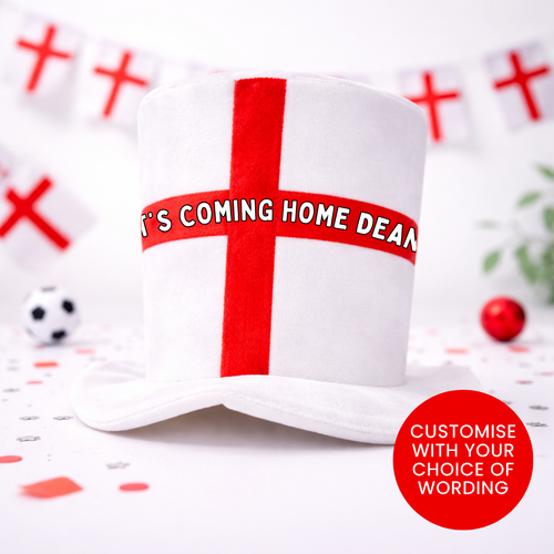 PERSONALISED ENGLAND HAT