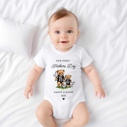 FATHERS DAY NUFC BABY VEST