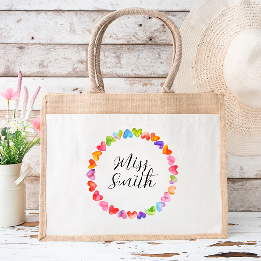 TEACHER JUTE BAG