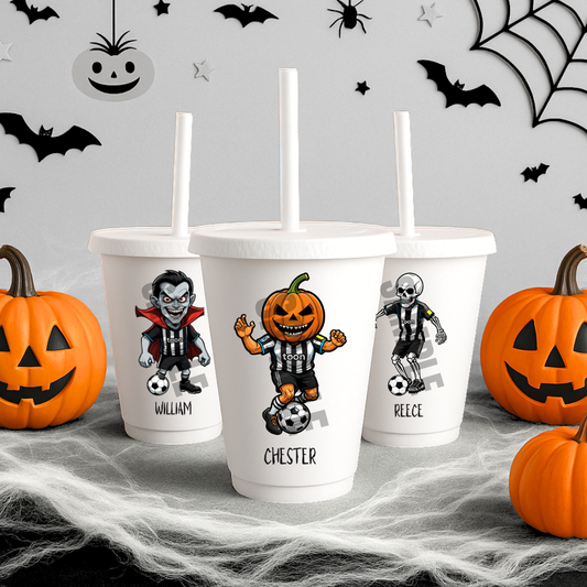 HALLOWEEN FOOTBALL COLD CUPS