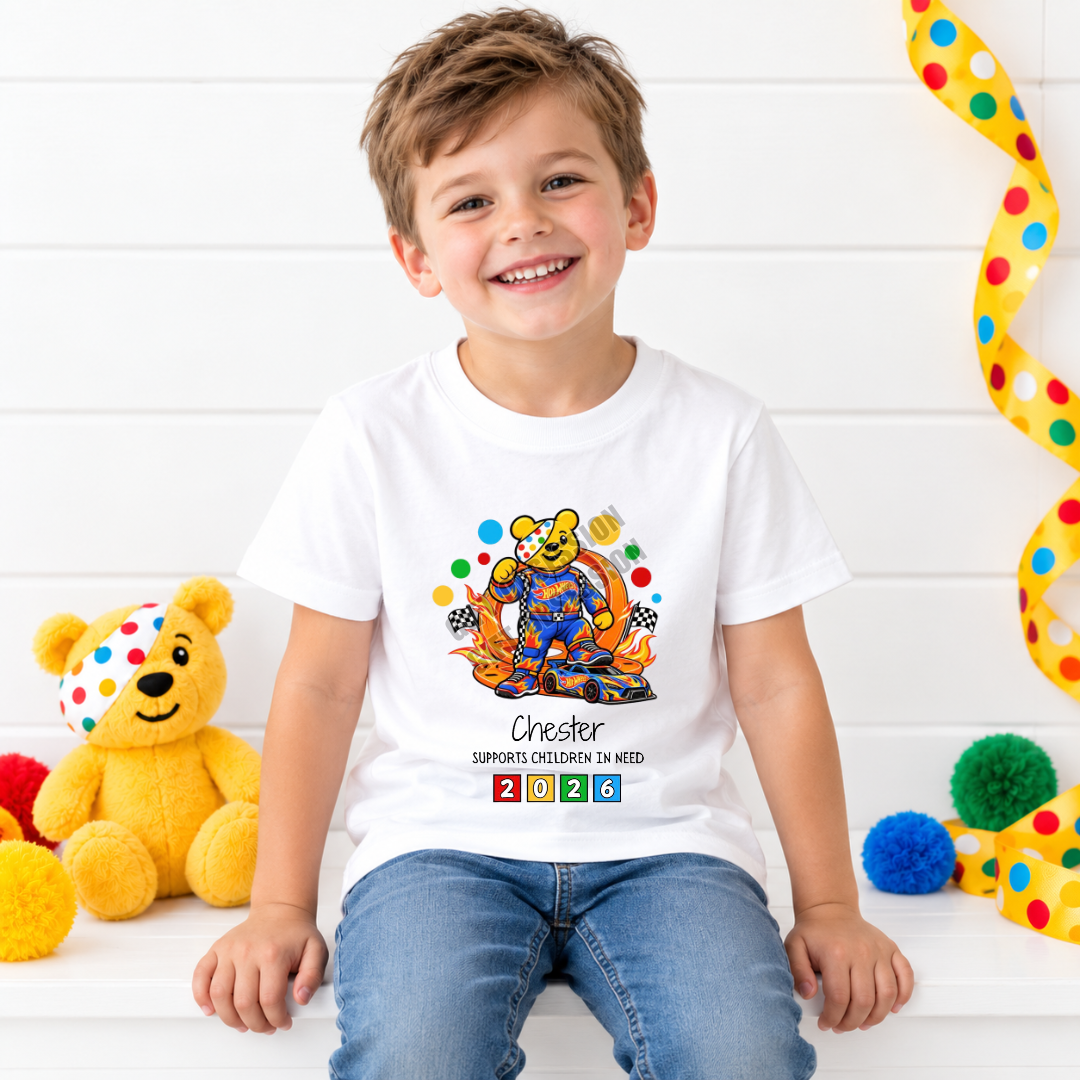 HOT WHEELS CHILDREN IN NEED T-SHIRT