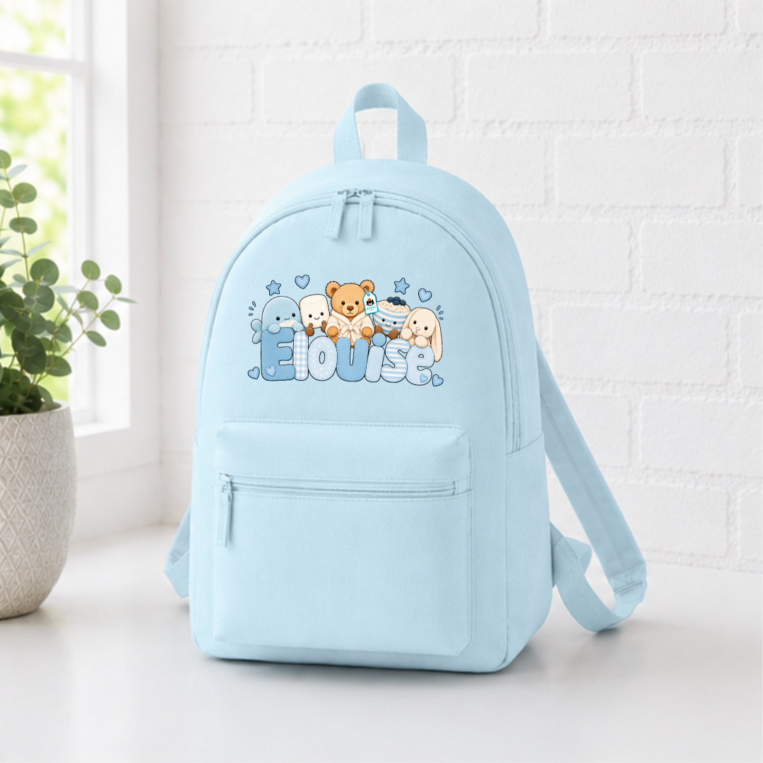 BLUE JELLYCAT BACKPACK