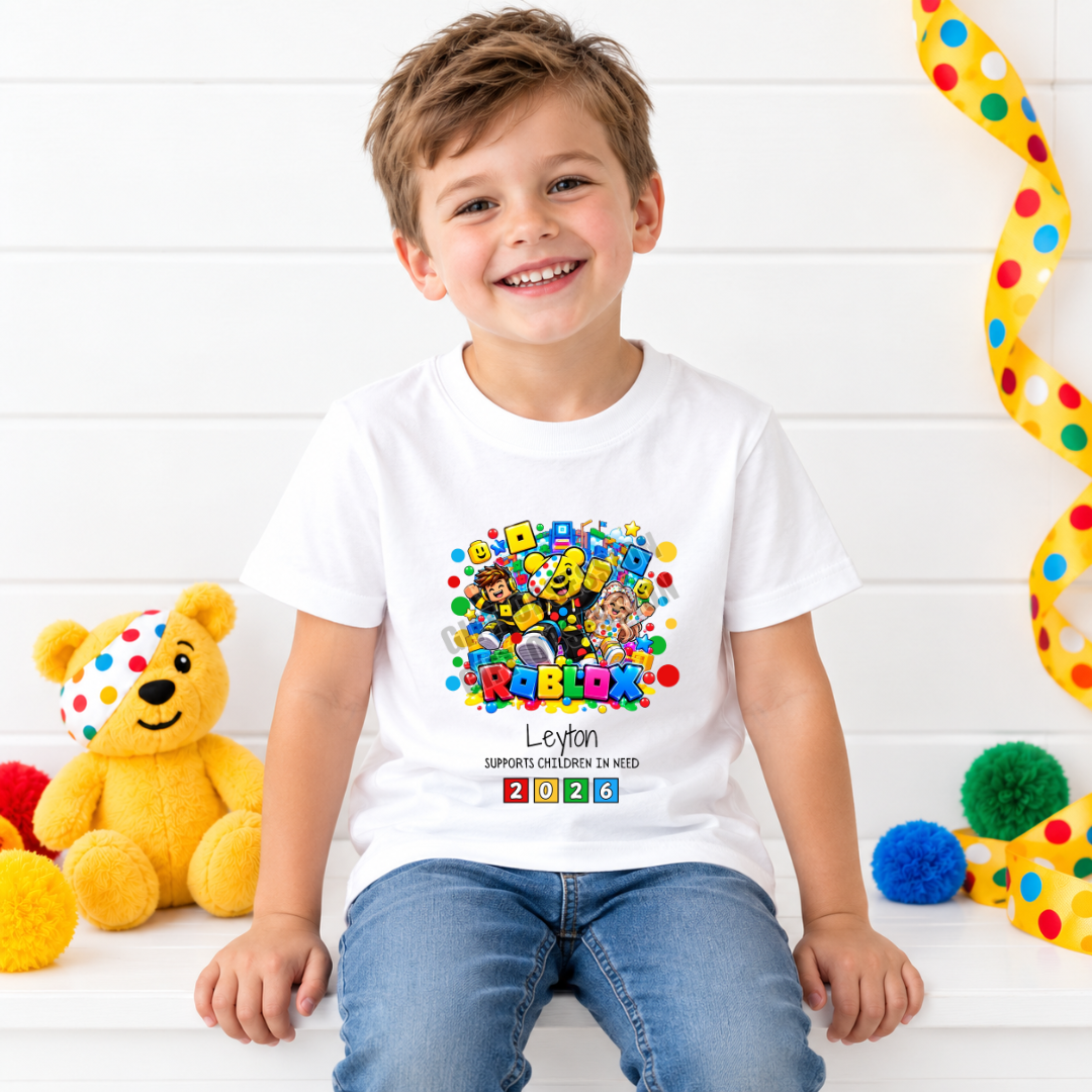ROBLOX CHILDREN IN NEED T-SHIRT
