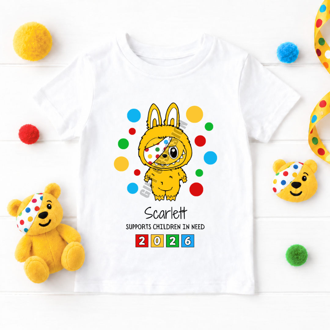 LUBUBU CHILDREN IN NEED T-SHIRT