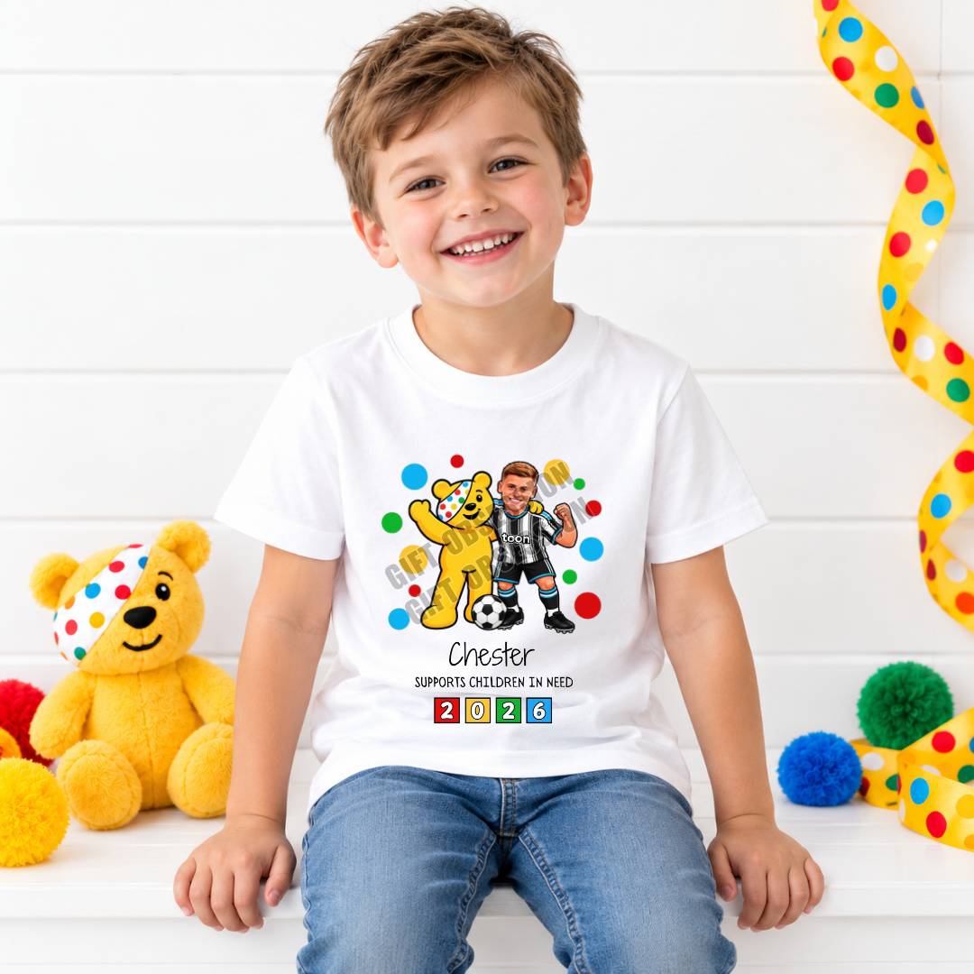 NUFC PLAYER CHILDREN IN NEED T-SHIRT