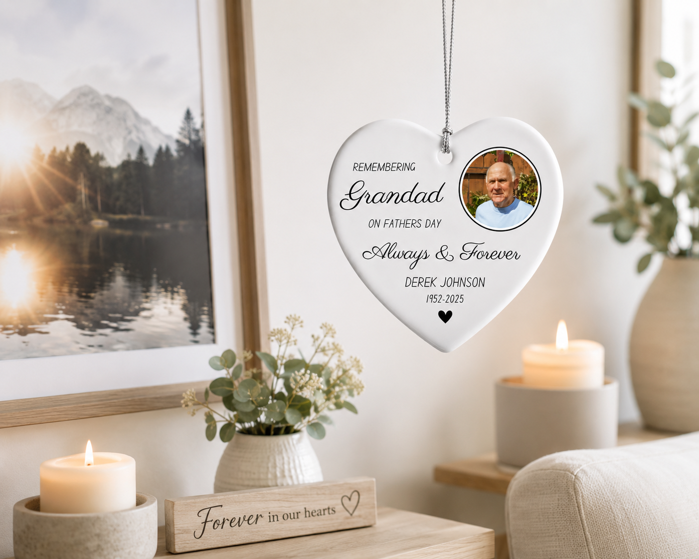 FATHERS DAY MEMORIAL HEART