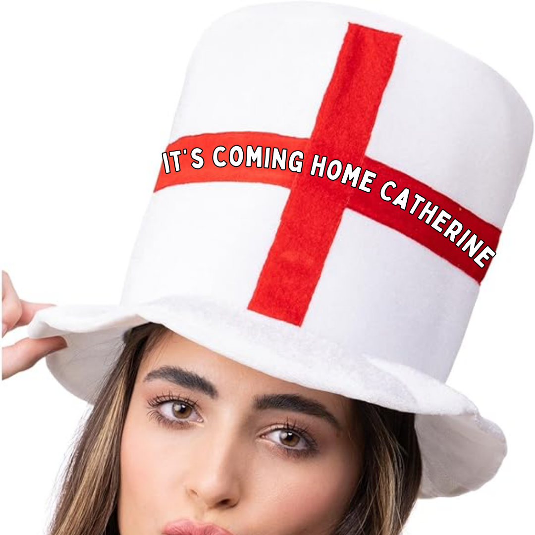 PERSONALISED ENGLAND HAT