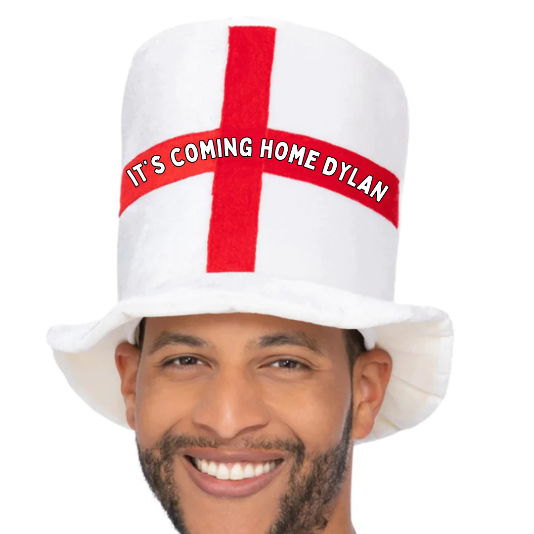 PERSONALISED ENGLAND HAT
