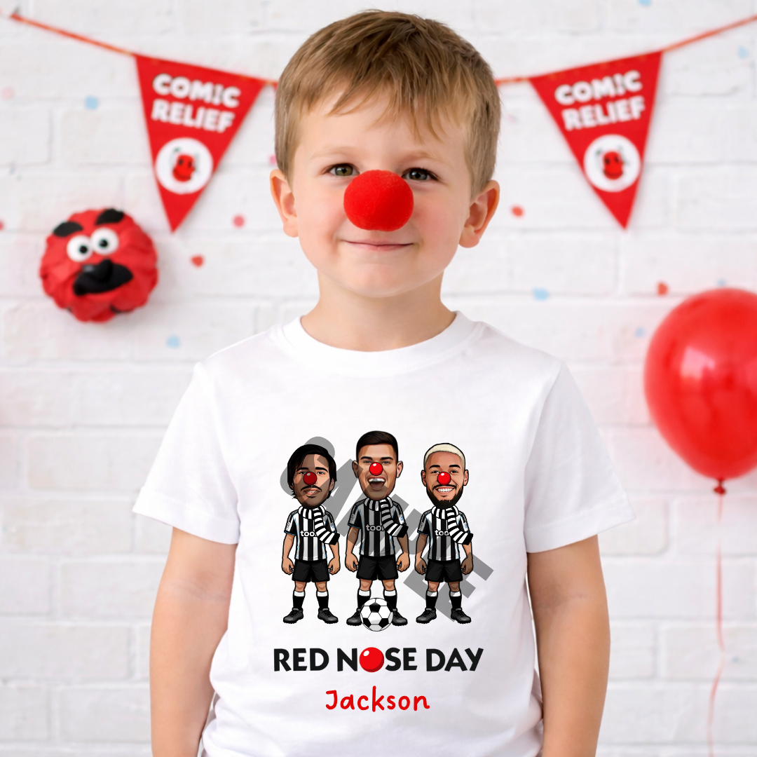 NUFC RED NOSE DAY T-SHIRT
