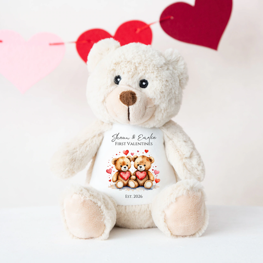 COUPLES 1ST VALENTINES BEAR