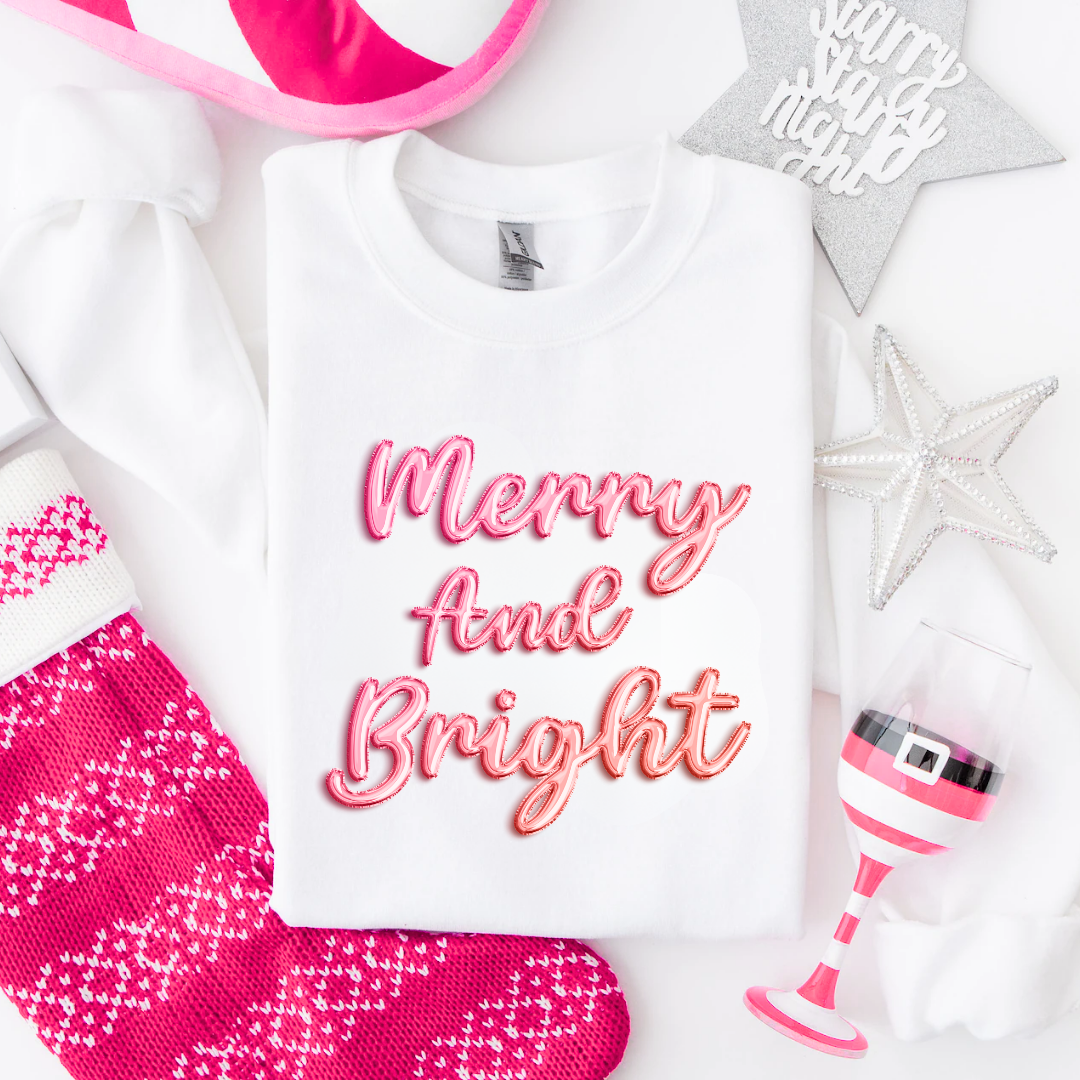 MERRY & BRIGHT SWEATSHIRT