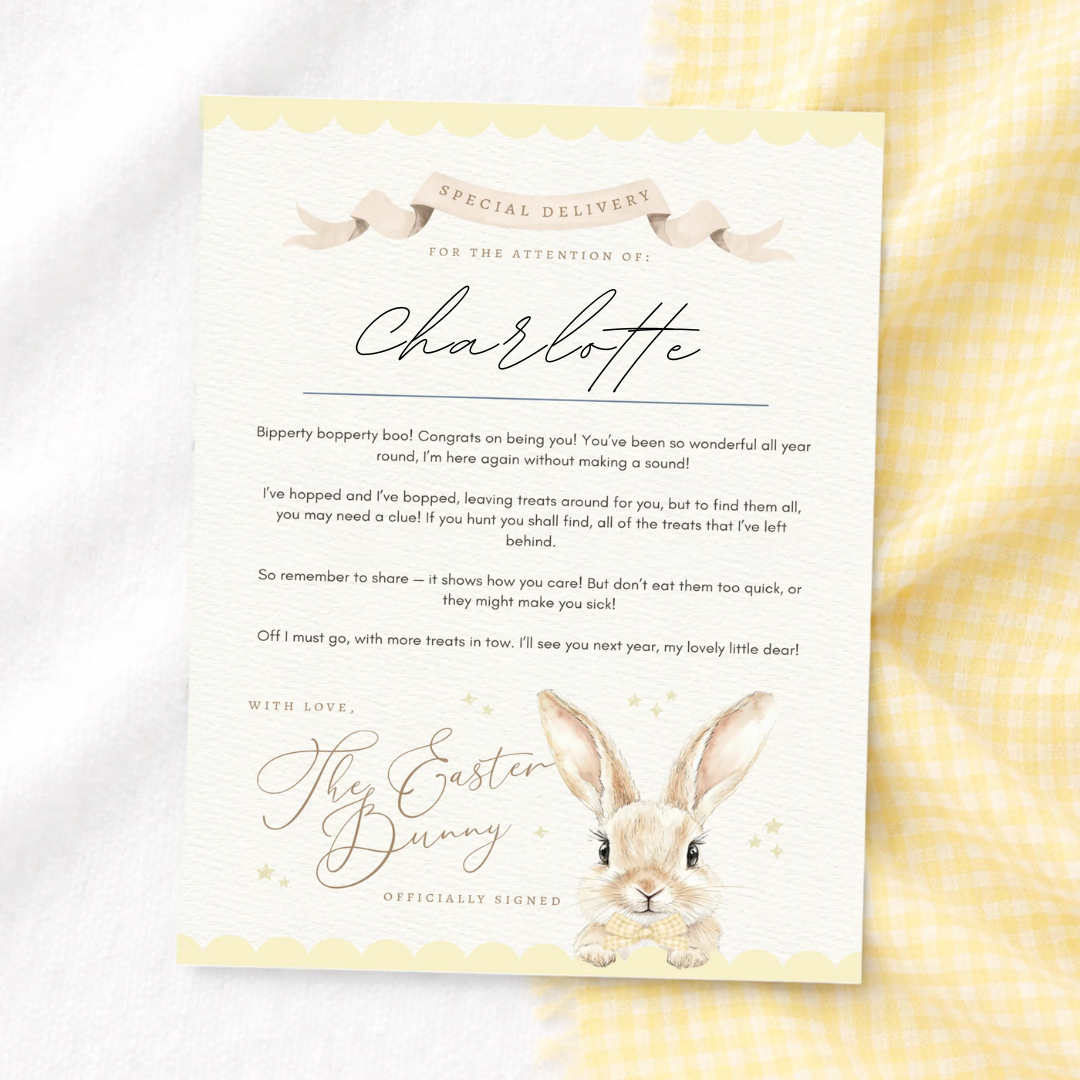 YELLOW EASTER CERTIFICATE