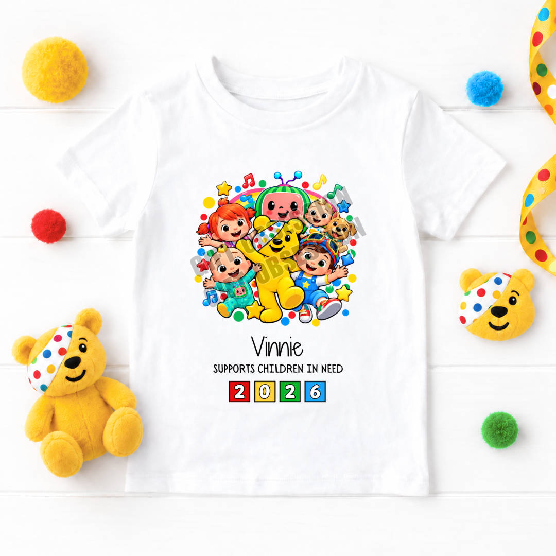 COCOMELON CHILDREN IN NEED T-SHIRT